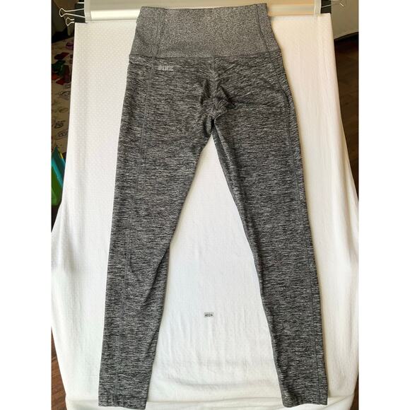 PINK women Leggings size XS Gray Casual Active Workout Yoga Pants Belly Control - Picture 9 of 9